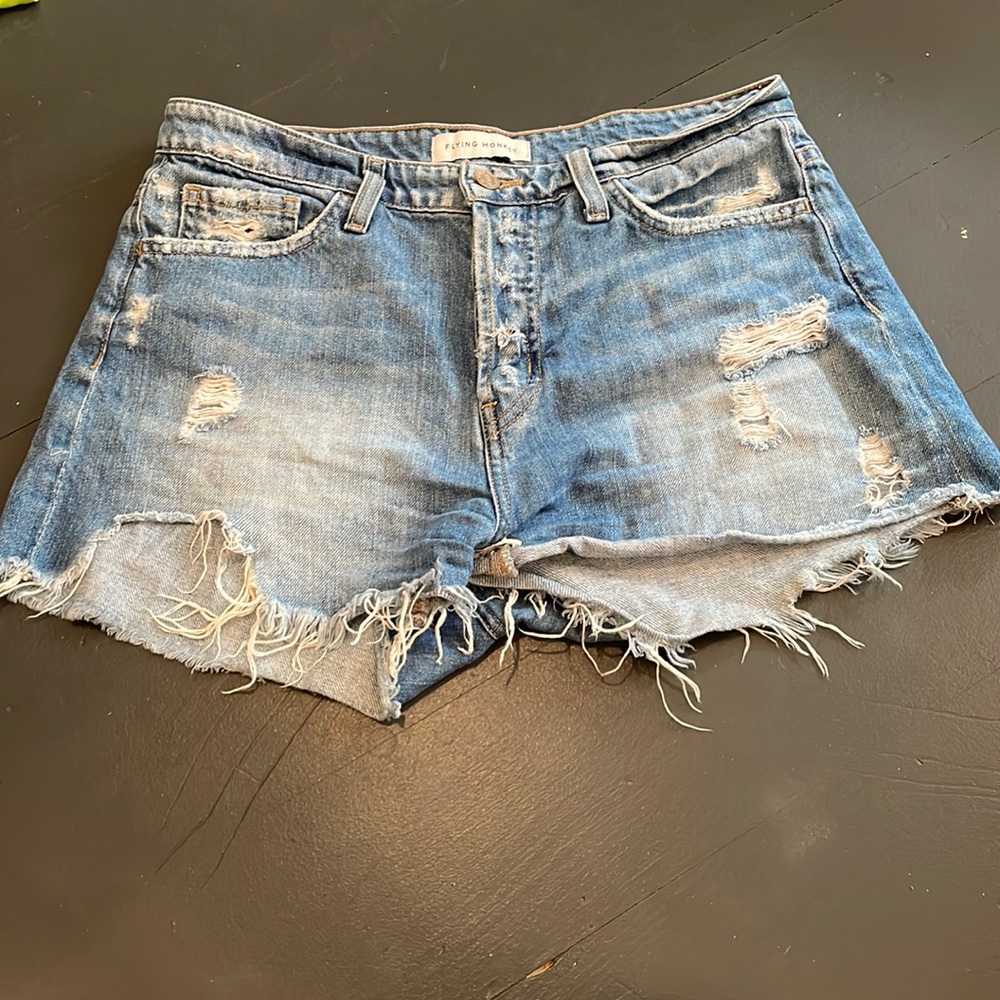 FLYING MONKEY JEAN SHORTS